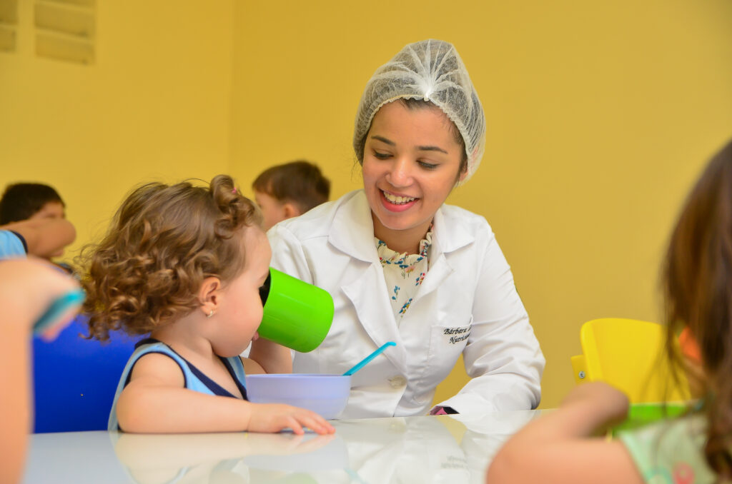 Refeições acompanhadas por nutricionista