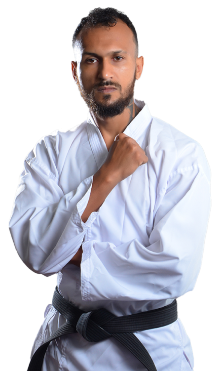 Professor de karatê Jonathan