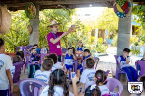 Aula em campo no Museu do Cajú